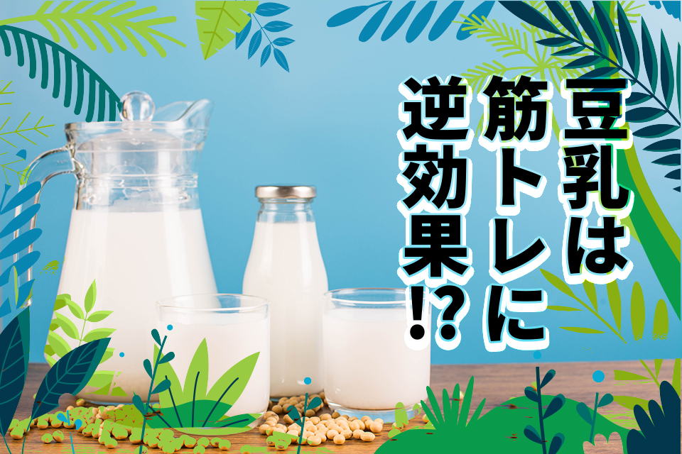 豆乳は筋トレに逆効果！？牛乳とどちらがおすすめか真偽を徹底解説